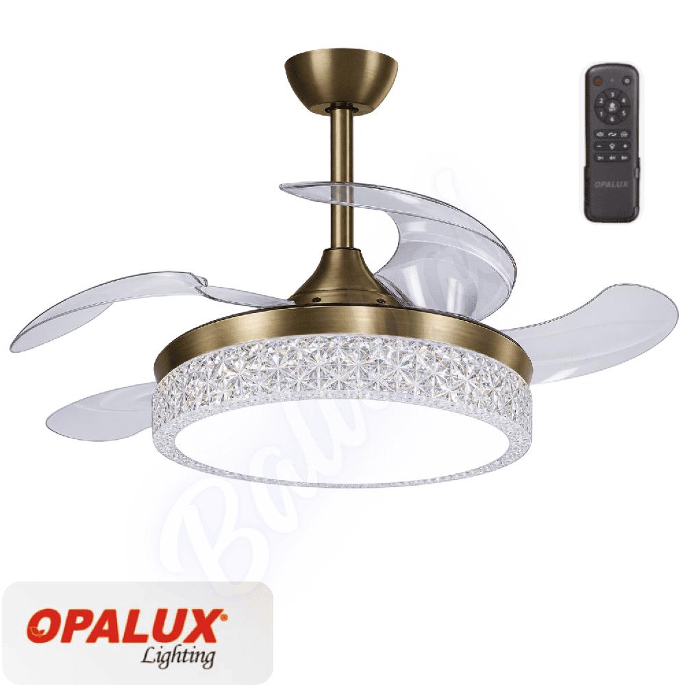 LAMPARA - VENTILADOR DE TECHO GOLD