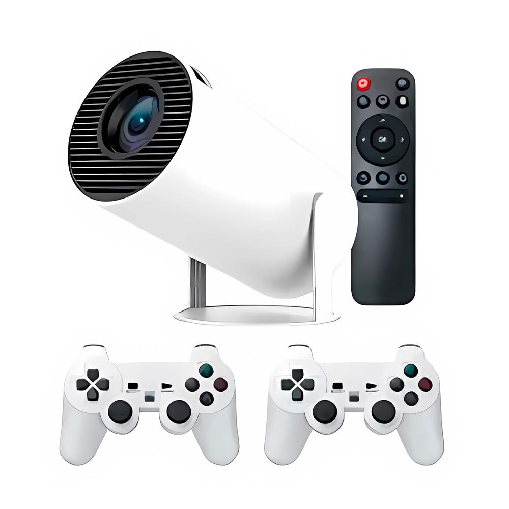 Proyector Gamer 2 en 1 con Mandos Blanco