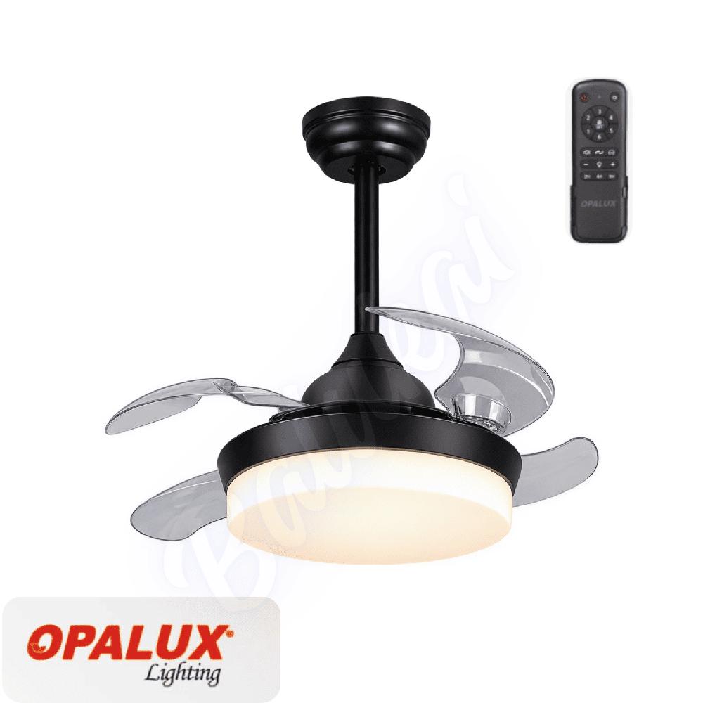 LAMPARA - VENTILADOR DE TECHO NEGRO