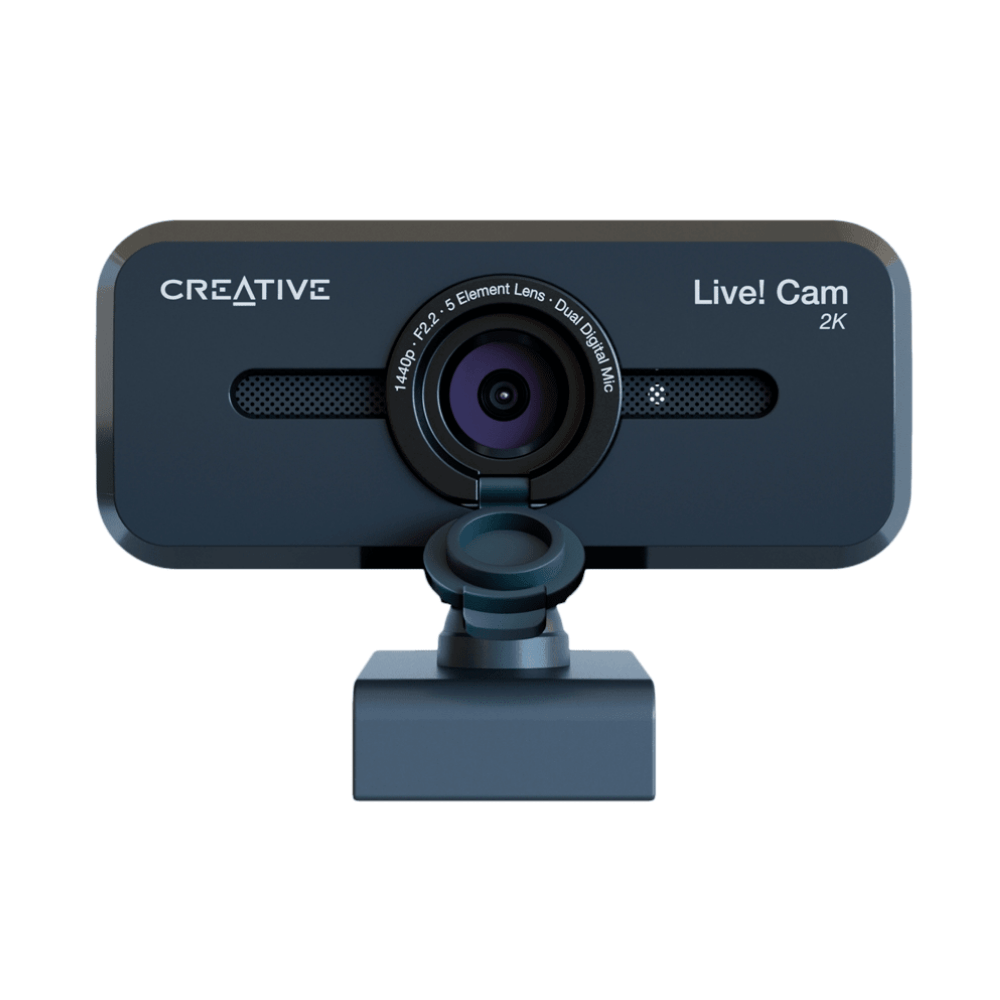 Cámara Creative V3 2k QHD1440p 4x Zoom con cable dual Micro Usb