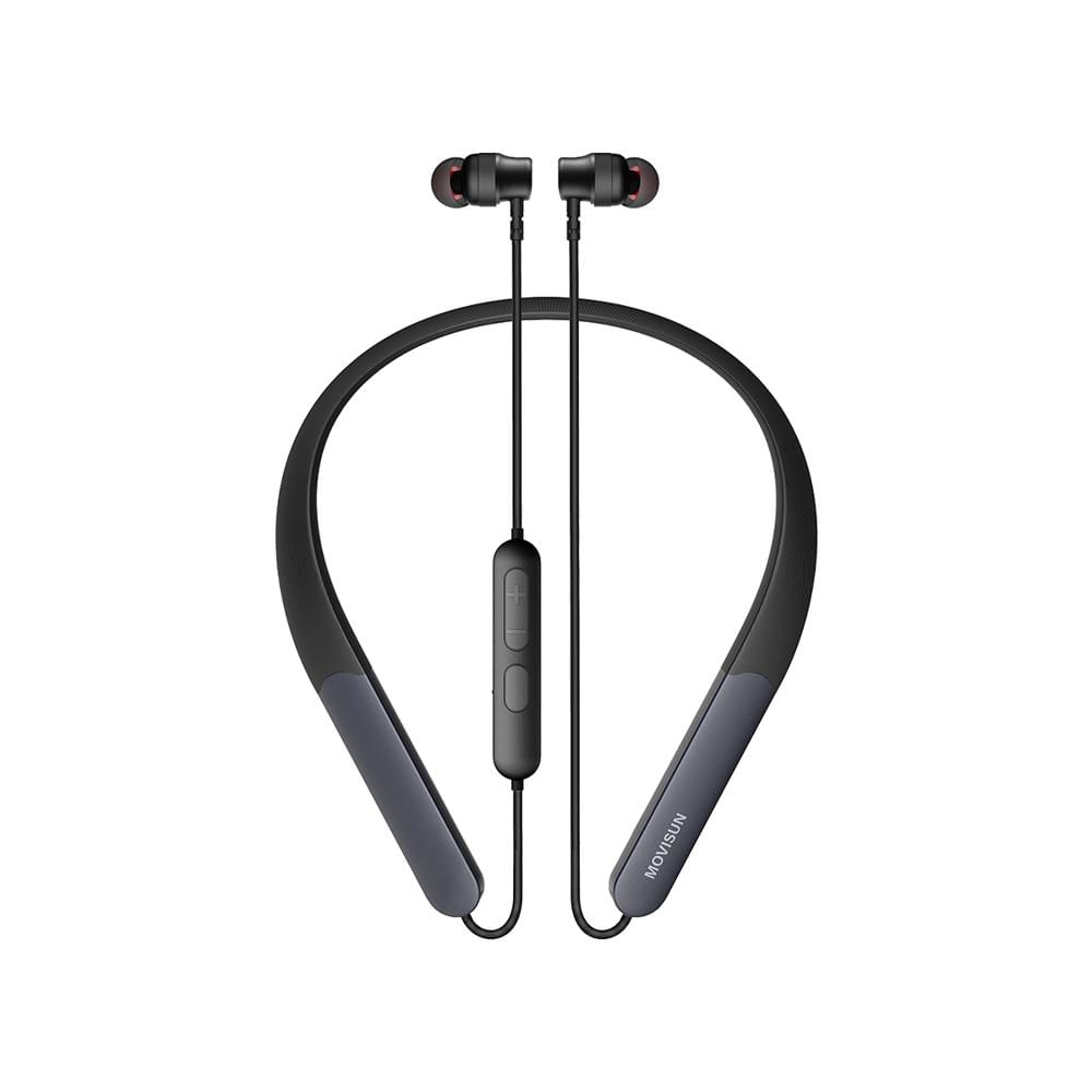 Audífonos Bluetooth Tipo Collar MOVISUN Flex Super6 - 120Hrs  NEGRO