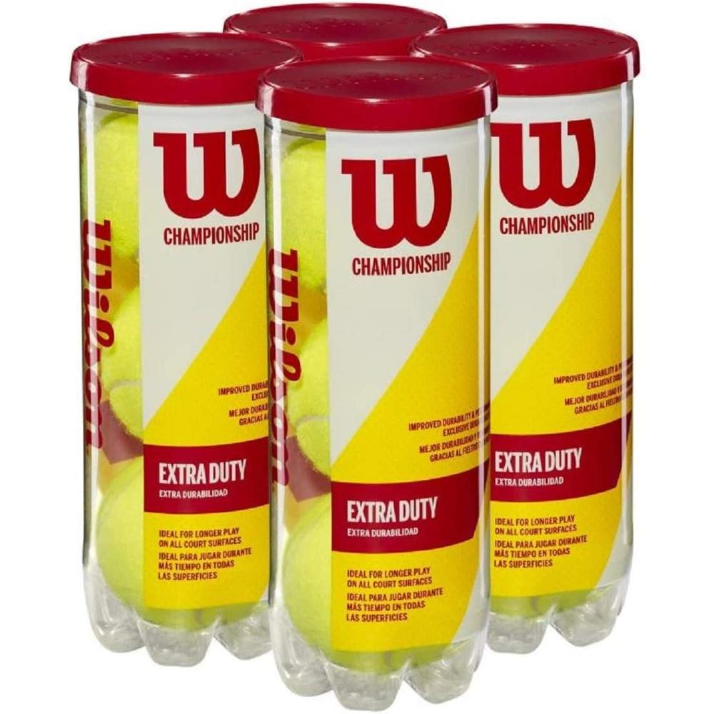 4 PACK PELOTA DE TENNIS WILSON CHAMPIONSHIP 3UND C