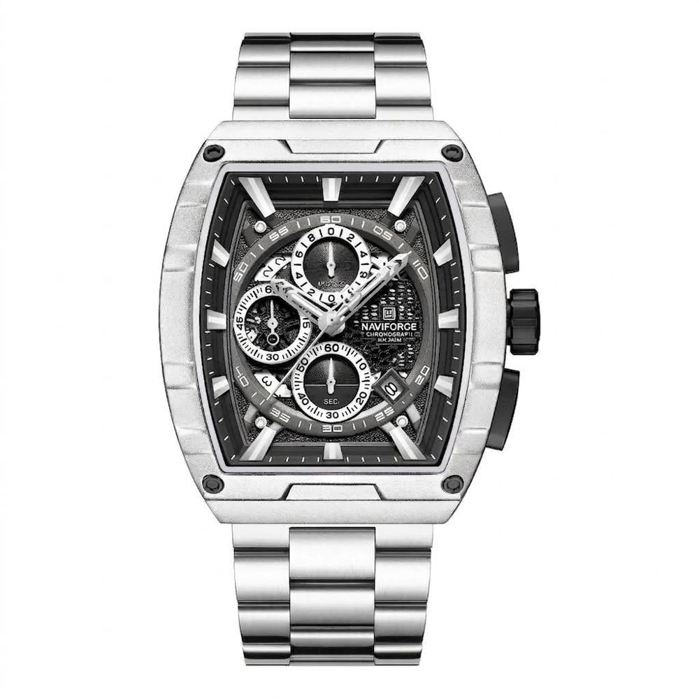RELOJ HOMBRE NAVIFORCE NF8066 SILVER BLACK