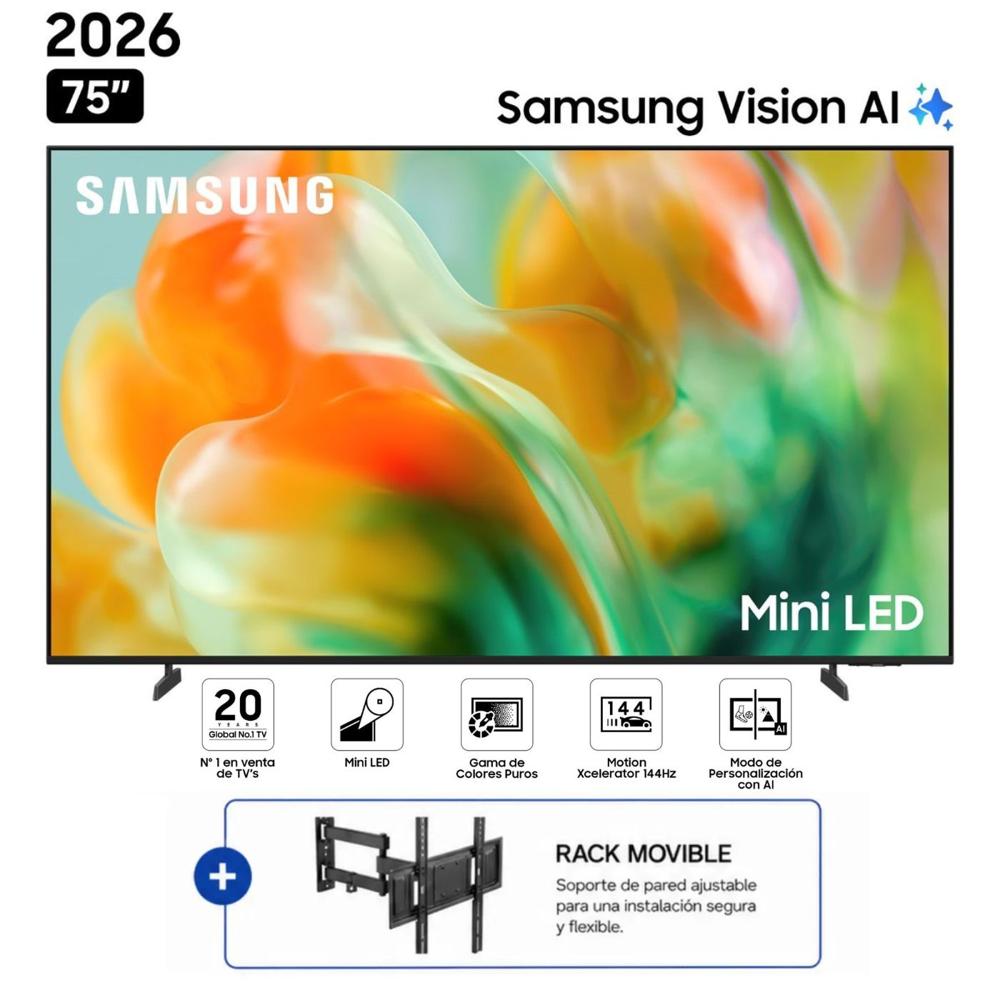 Televisor Samsung 75'' Mini LED M80H Vision AI Smart TV 2026