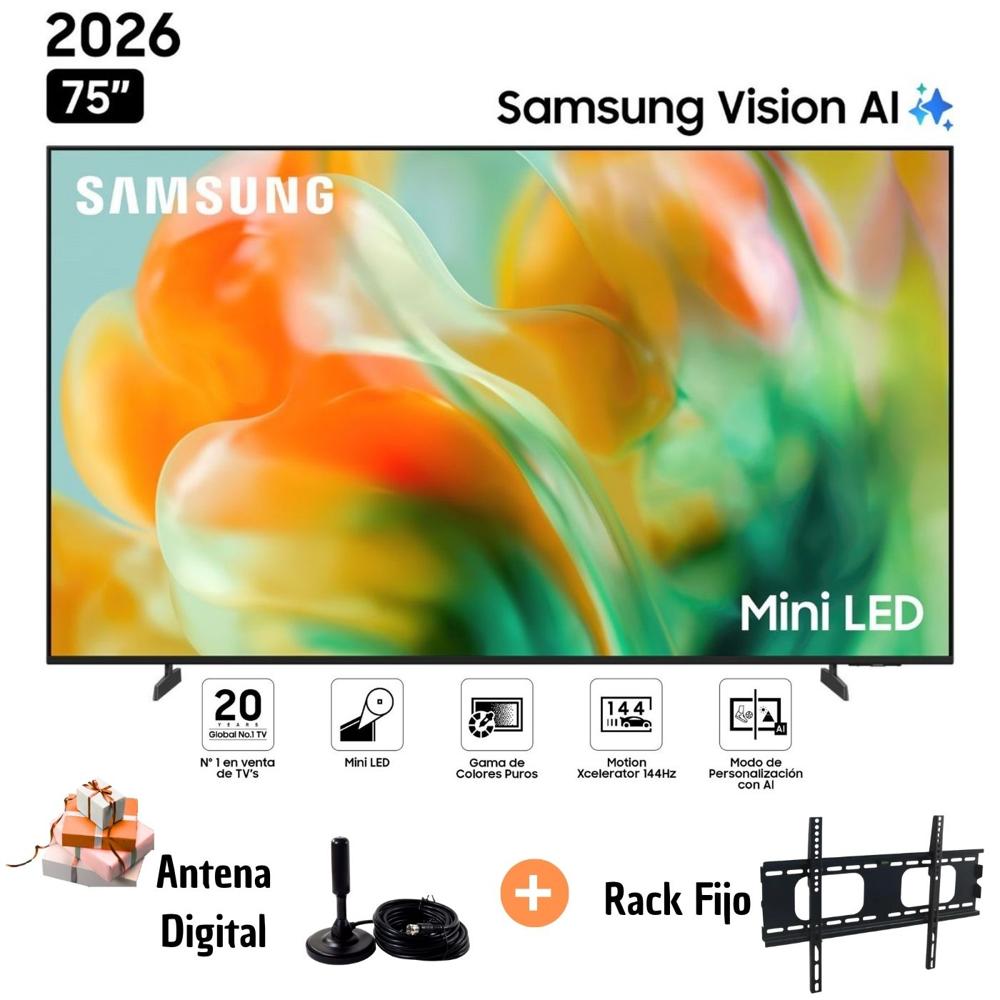 Televisor Samsung 75'' Mini LED M80H Vision AI Smart TV 2026