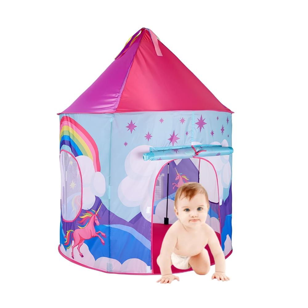 Juguete Carpa Castillo de Princesa  Infantil Rosada