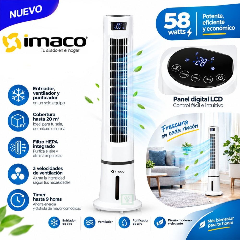 Enfriador de Aire Digital IYS5535 58W