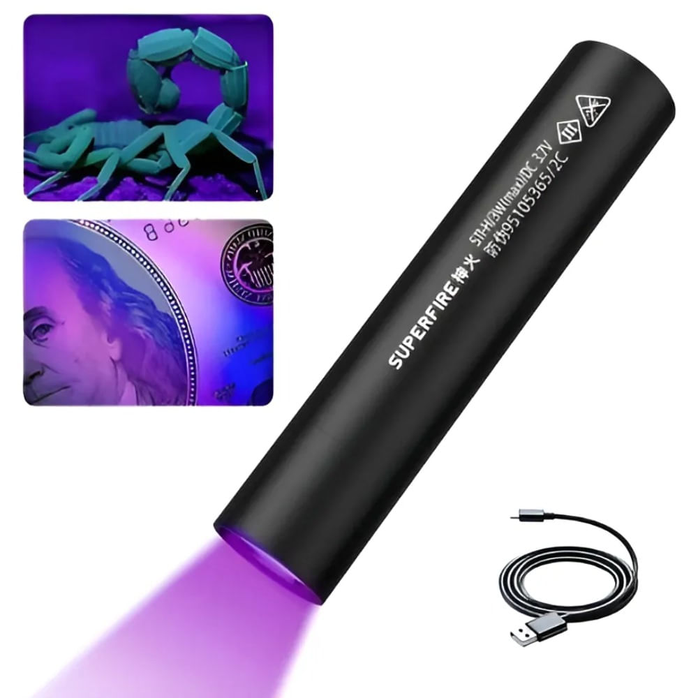 Linterna Superfire S11-H Detectora Billetes Falsos
