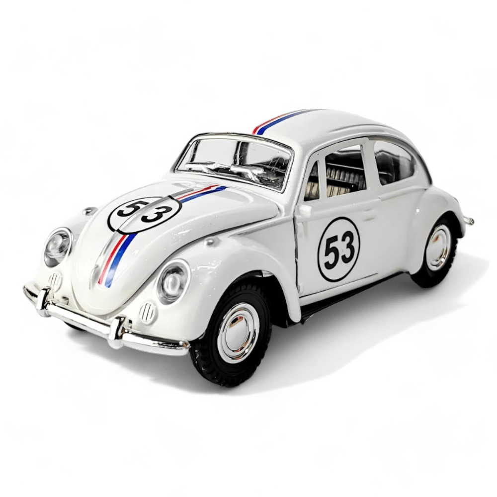 Volkswagen Escarabajo Blanco Herbie  Luces y Sonido 1-30