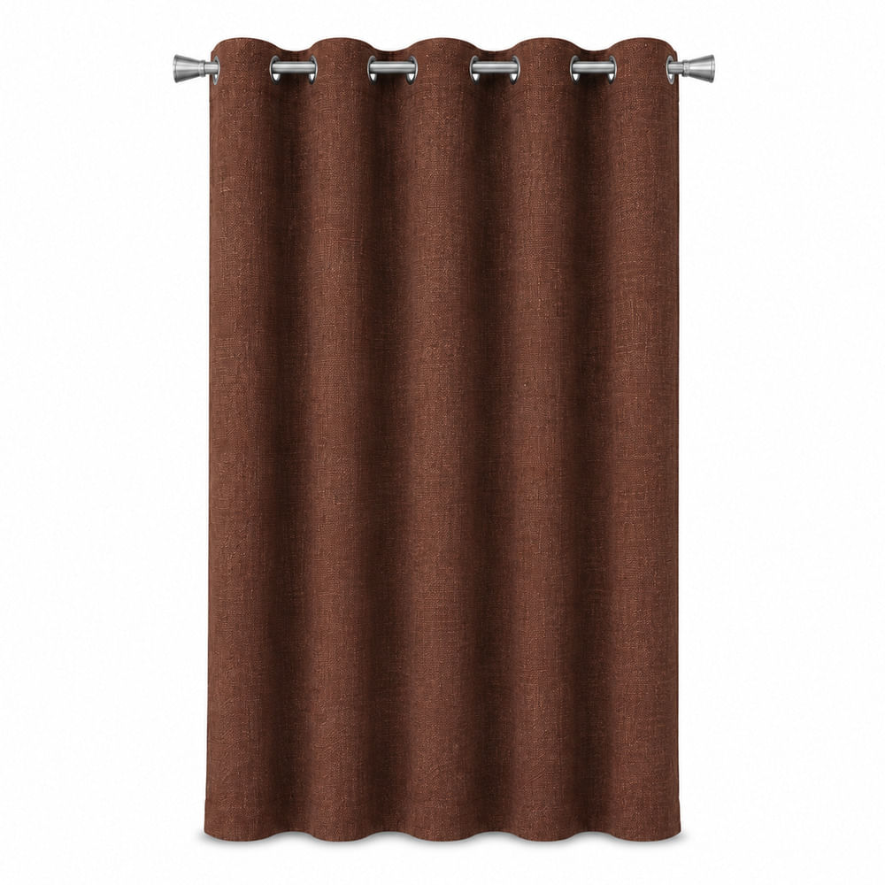 Cortina de tela 140x220cm Chocolate Orange