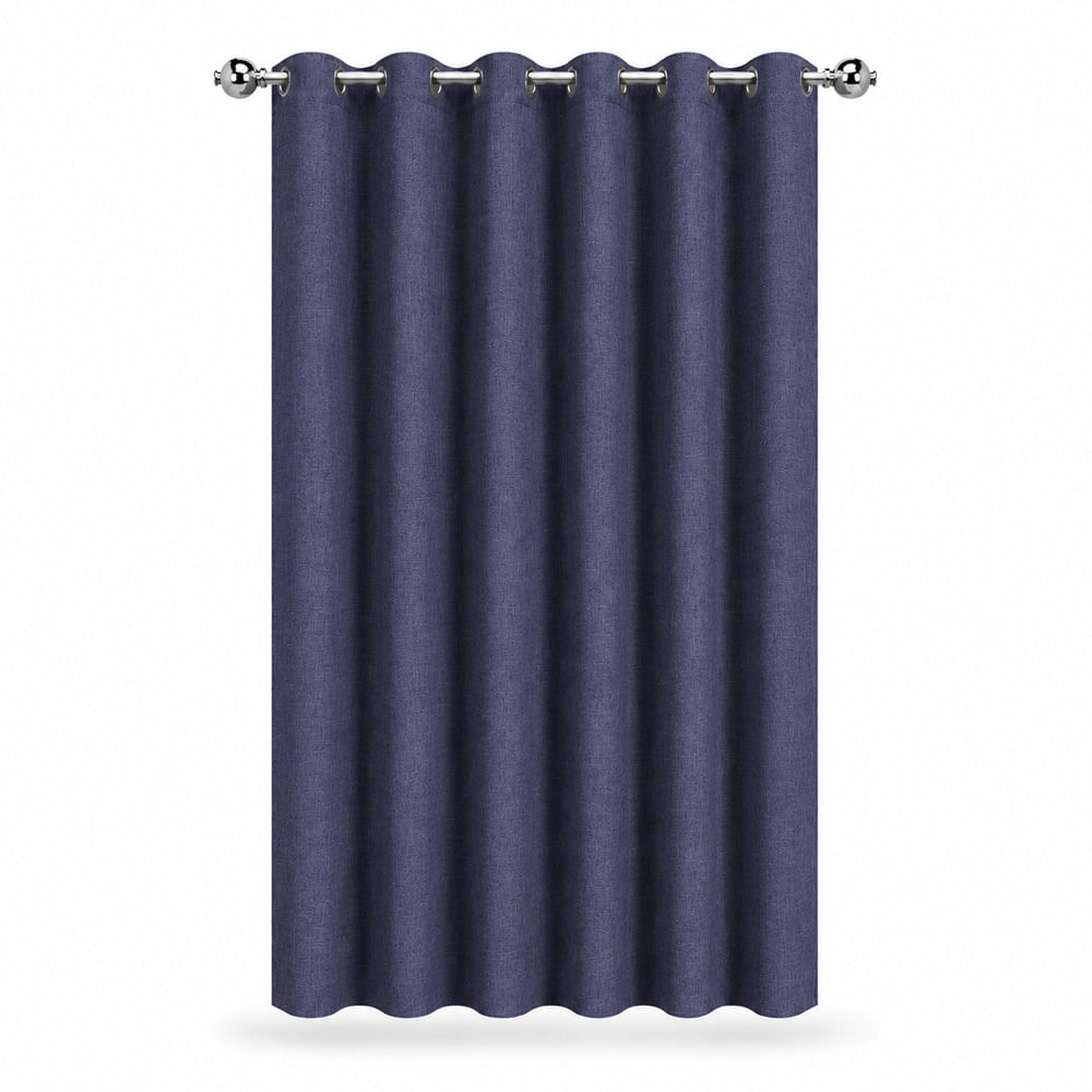 Cortina de tela 140x220cm Azul Oscuro Orange