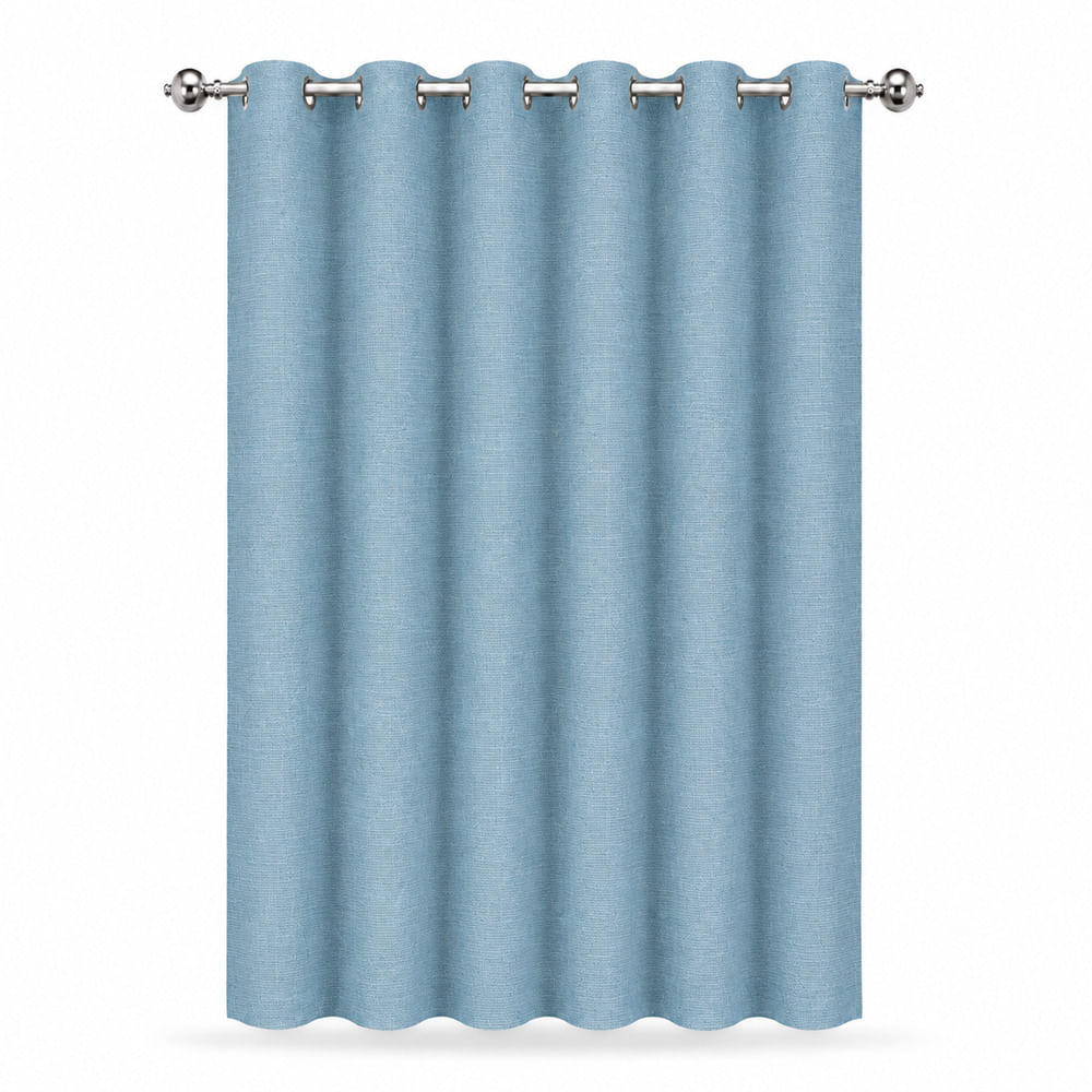 Cortina de tela 140x220cm Luna Azul Orange