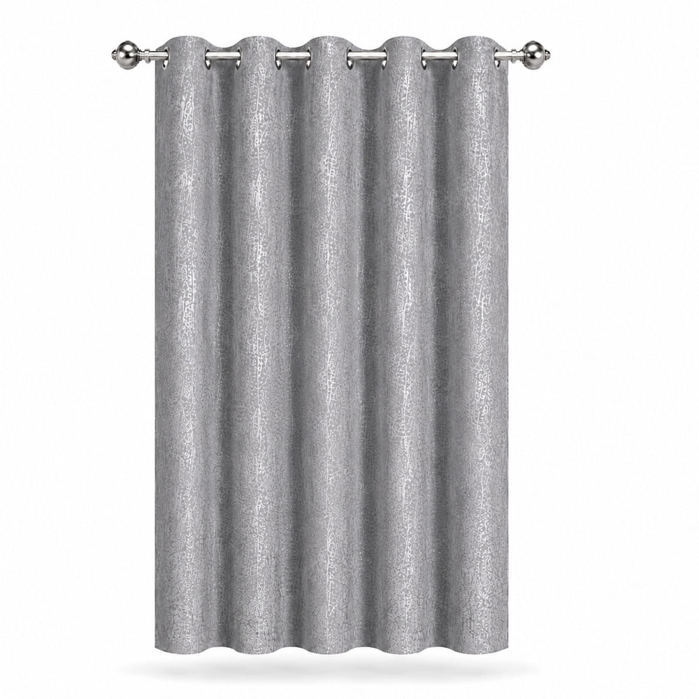 Pack x 2 Cortinas de tela Gris Oscuro Orange
