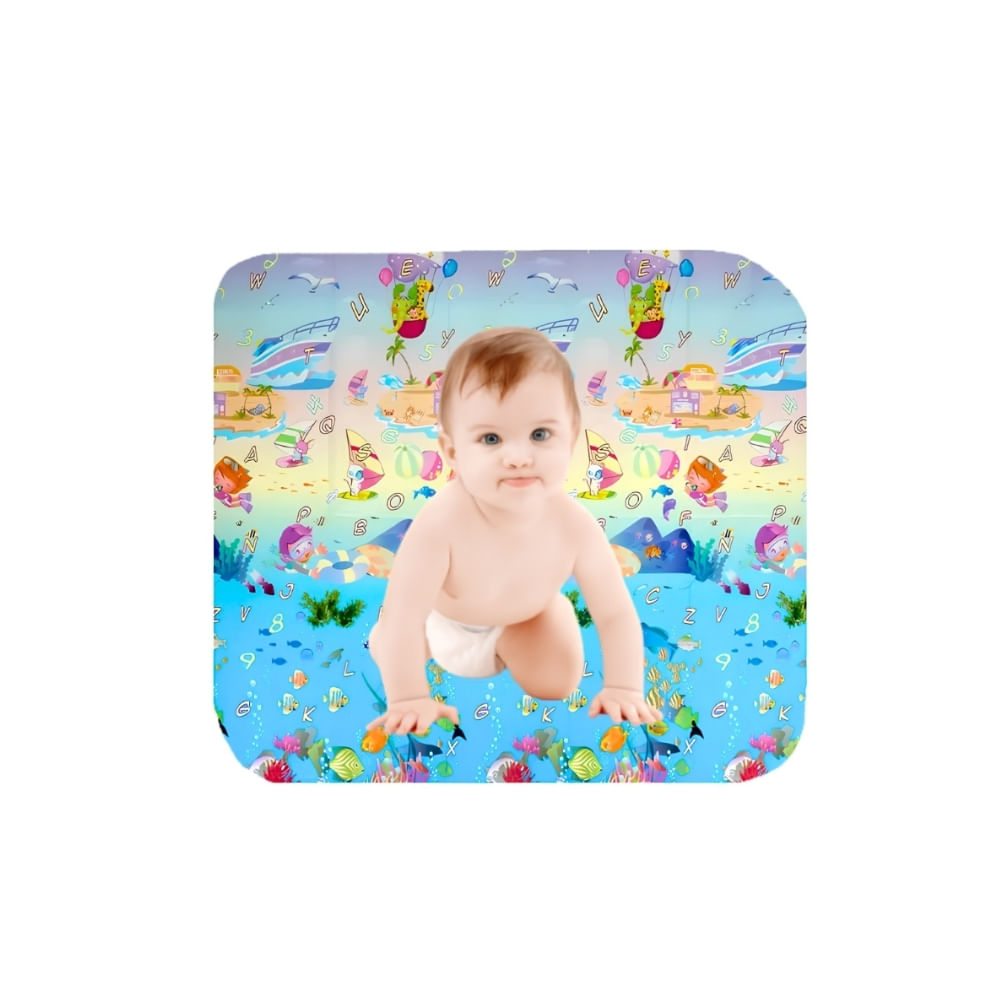 Juguete Piso de Gateo Suave Lavable Parque de Diversiones 180 cm x 200cm
