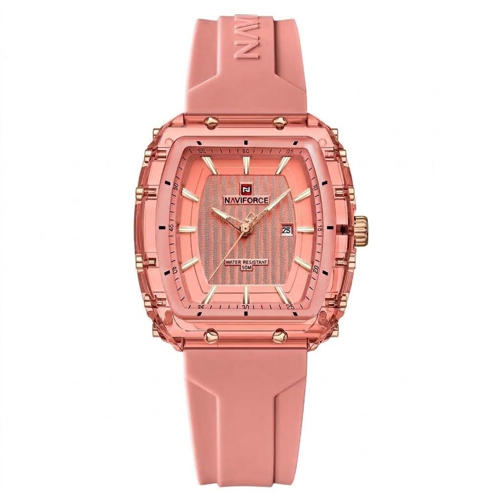 Reloj Naviforce 7124 Para Dama Rosado