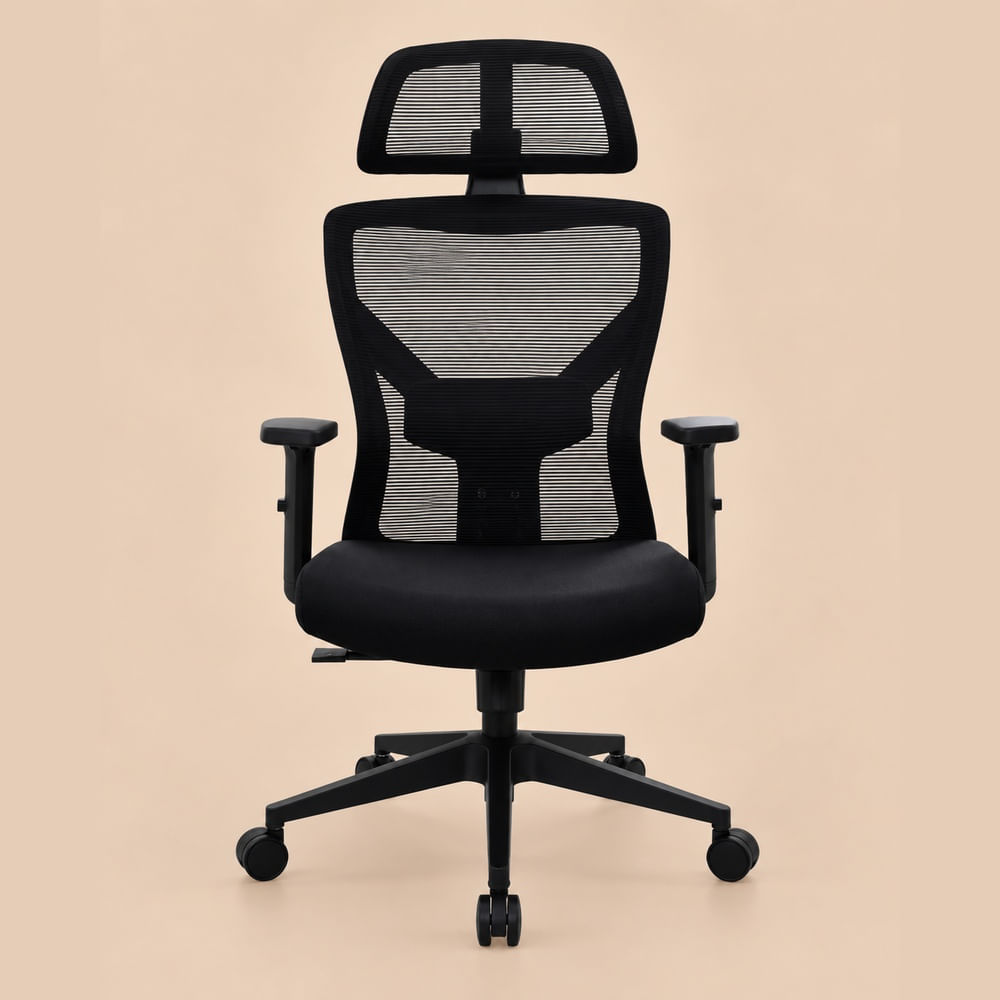 Silla Ergonómica Oxford Negro Ventitas Home