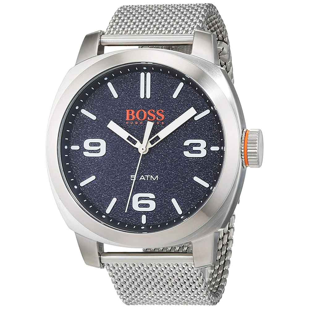 Reloj Hugo Boss Cape Town 1550014 Acero Inoxidable Plateado Azul