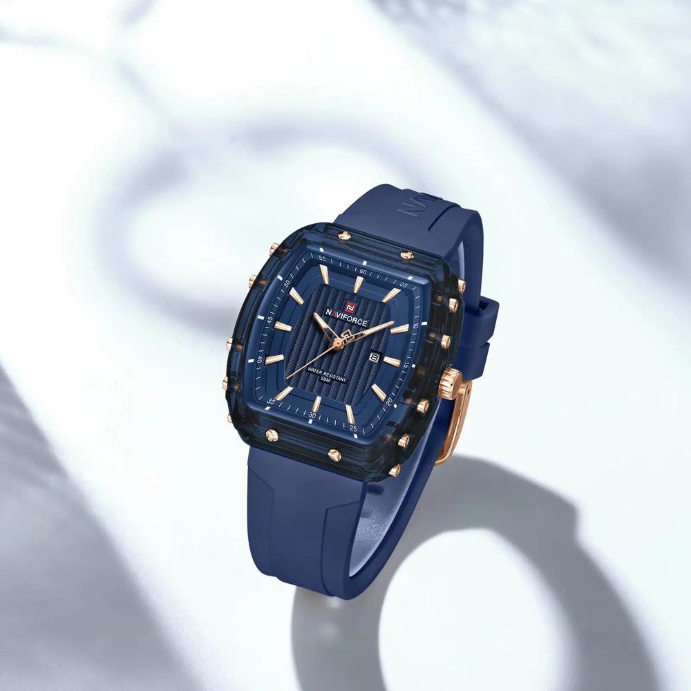 Reloj Naviforce 7124 Para Dama Azul