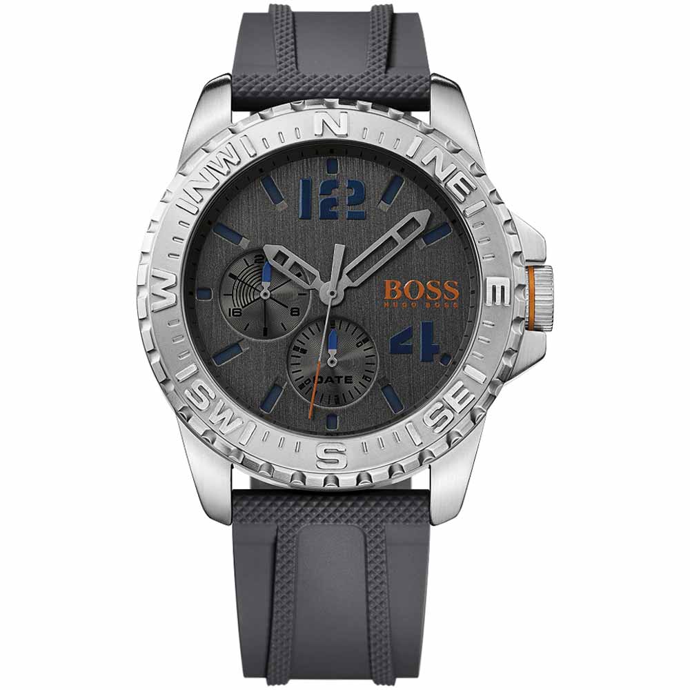 Reloj Hugo Boss Reykjavik 1513412 Multifuncional Correa Silicona Gris