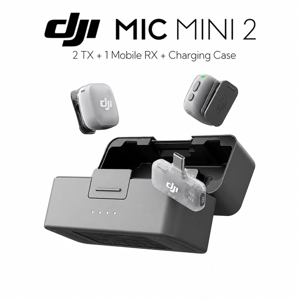 DJI Mic Mini 2 - 2TX  1RX Mobile 1EC
