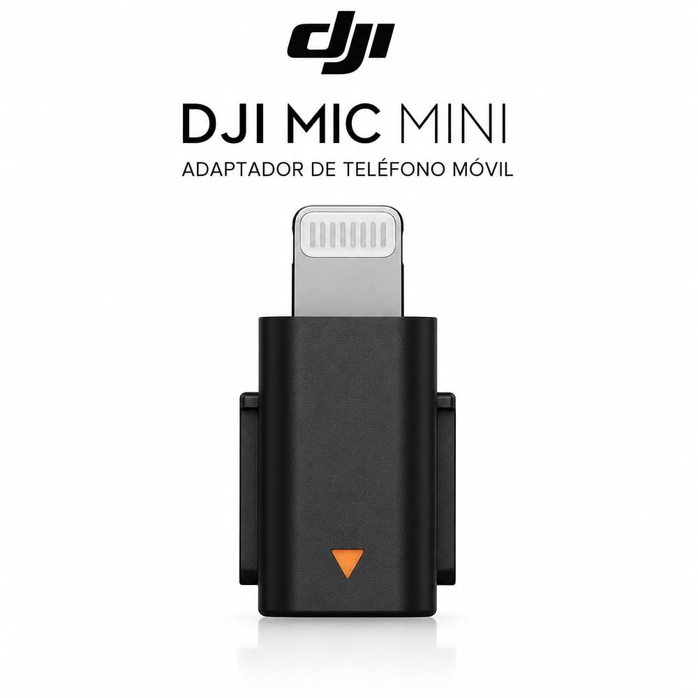 Adaptador  Lightning DJI Mic Mini