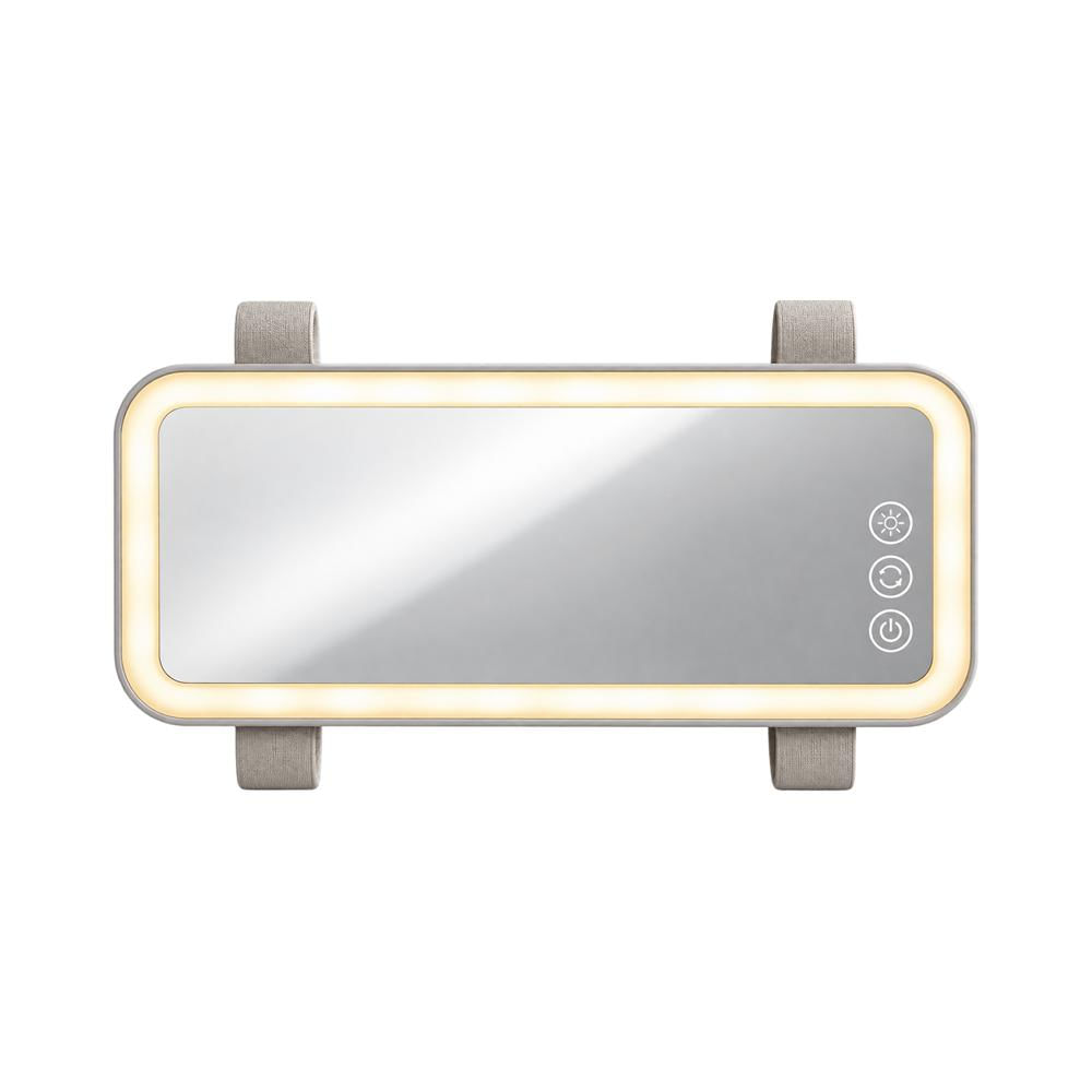 Espejo LED para Parasol de Auto con 3 Modos de Luz