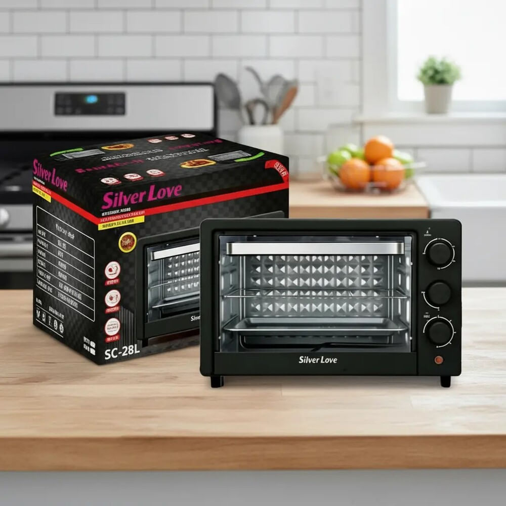 HORNO ELÉCTRICO 28L 1100W SILVER LOVE SC-28L