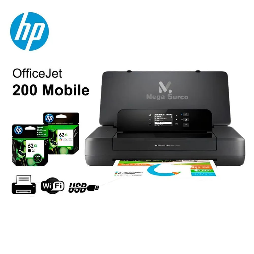 IMPRESORA HP OFFICEJET 200 MOBILE CZ993A PORTATIL