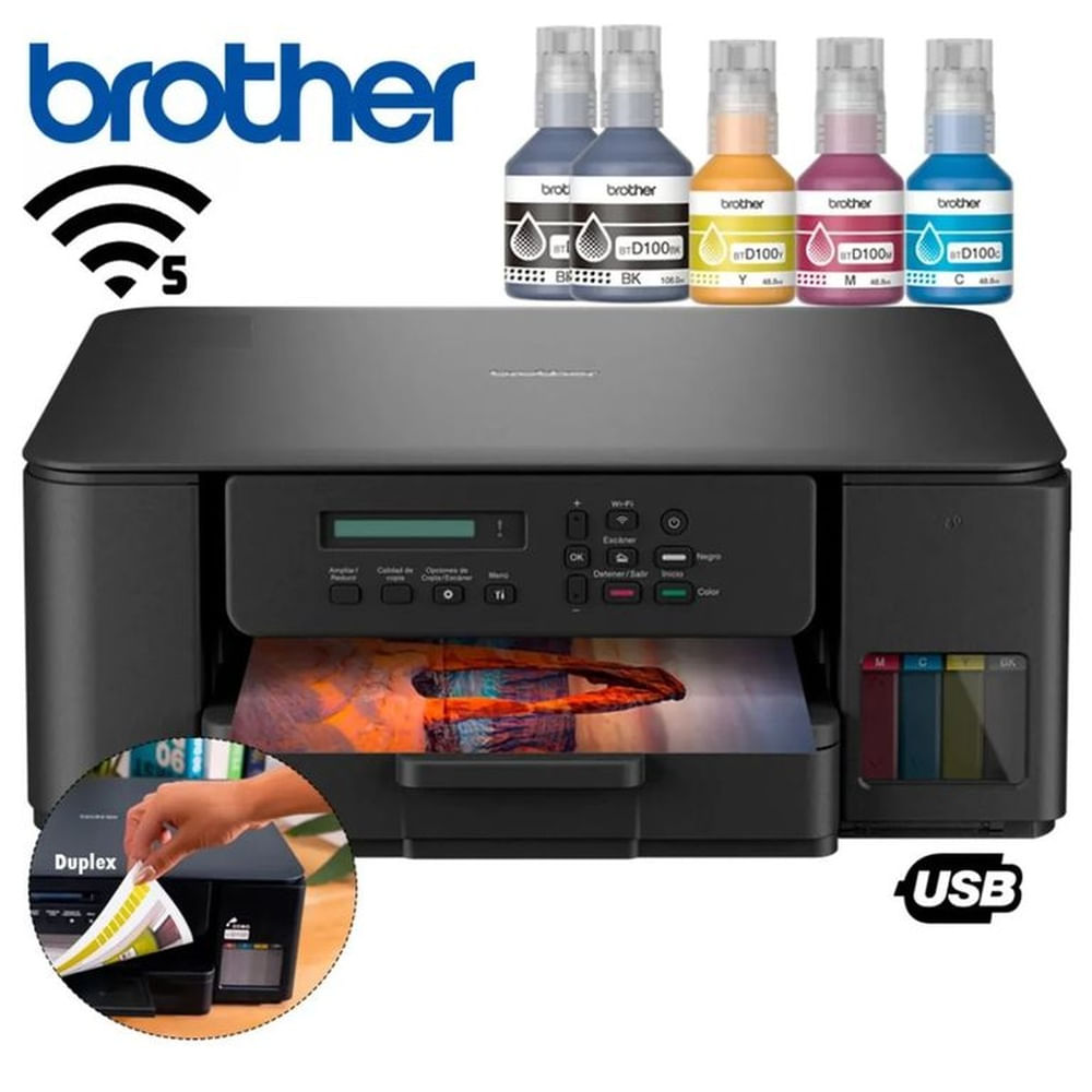 Impresora Brother DCP-T530DW Multifuncional Duplex