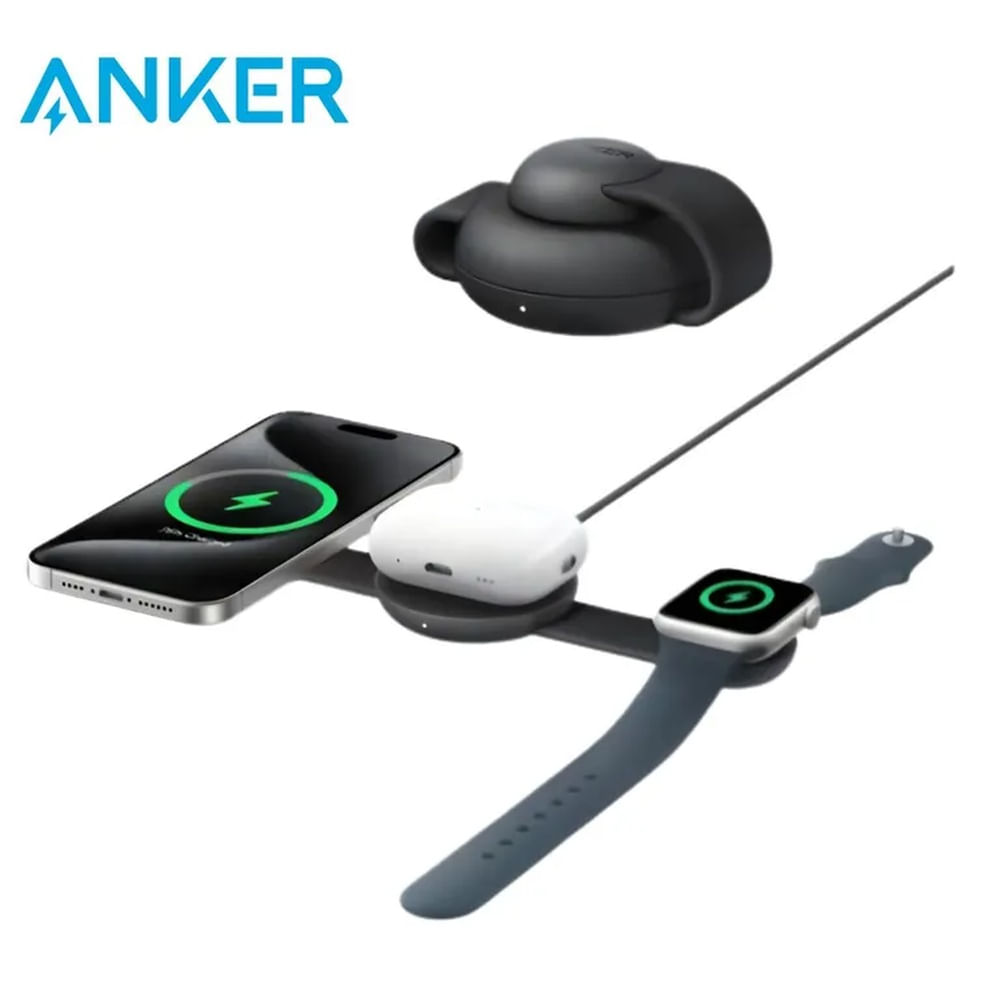 Estacion De Carga Anker Maggo A2557 Wireless 3 En 