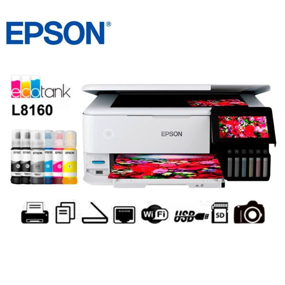 IMPRESORA FOTOGRAFICA EPSON ECOTANK  L8160 MULTIFUNCIONAL