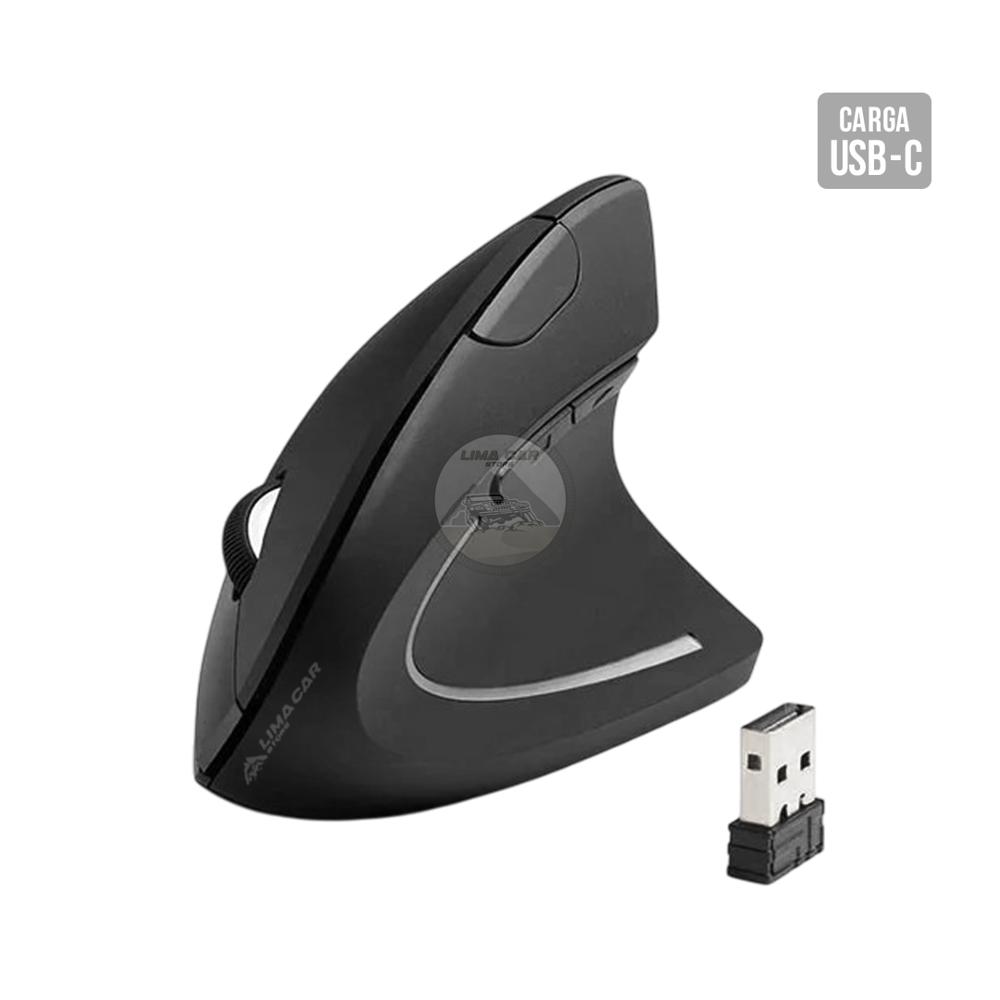 Mouse Vertical Ergonómico inalámbrico USB 3.0 Recargable
