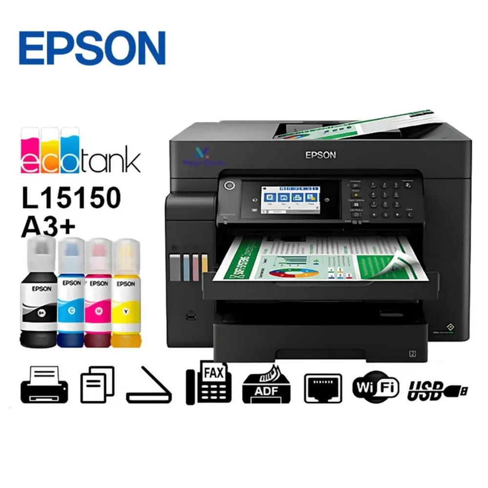 IMPRESORA MULTIFUNCIONAL EPSON L15150 A3+ WIFI ETHETNET