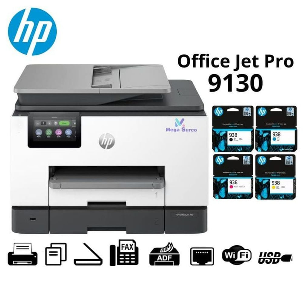 IMPRESORA 9130  MULTIFUNCIONAL HP OFFICEJET PRO ADF 404K5C