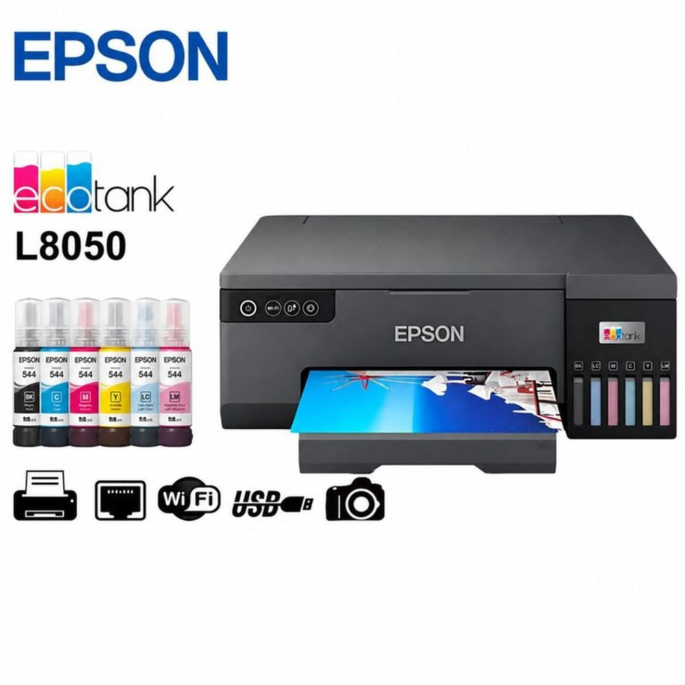 IMPRESORA EPSON ECOTANK L8050 FOTOGRAFICA WIFI