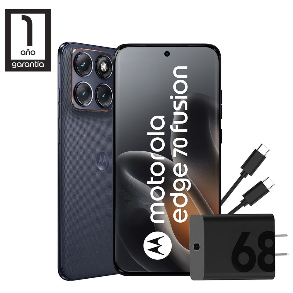Celular Motorola Edge 70 Fusion 8GB 256GB 50MP azul