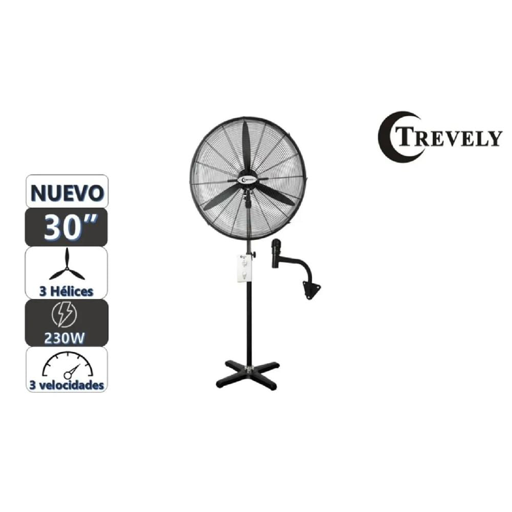 Ventilador Industrial Trevely VT-30A 2 en 1