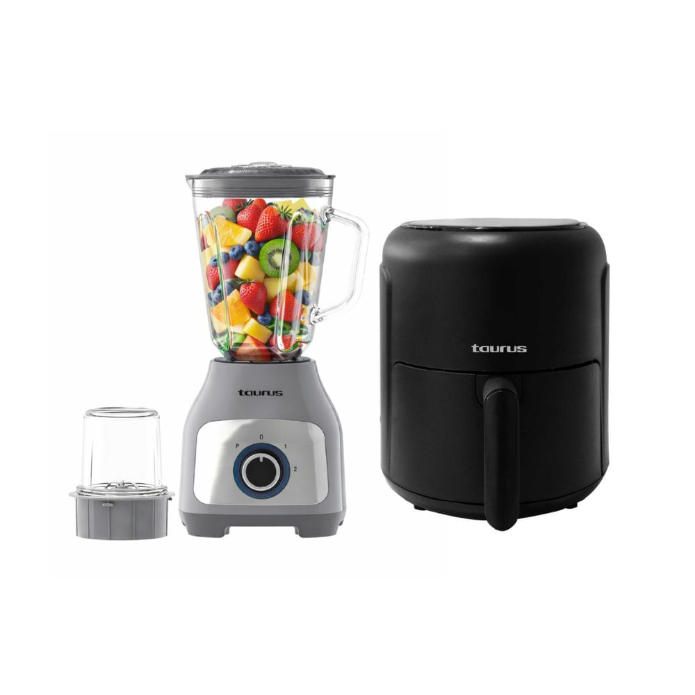 Combo Taurus Freidora de aire 2.6L Más Licuadora Premium 1.5L