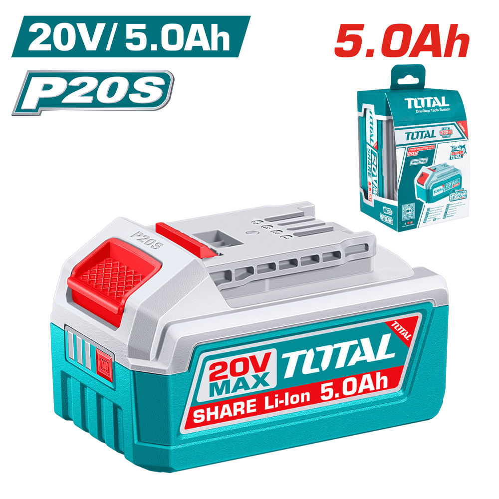 BATERIA LI-ION 20V 5.0 AH C INDICADOR LED INDUSTRIAL