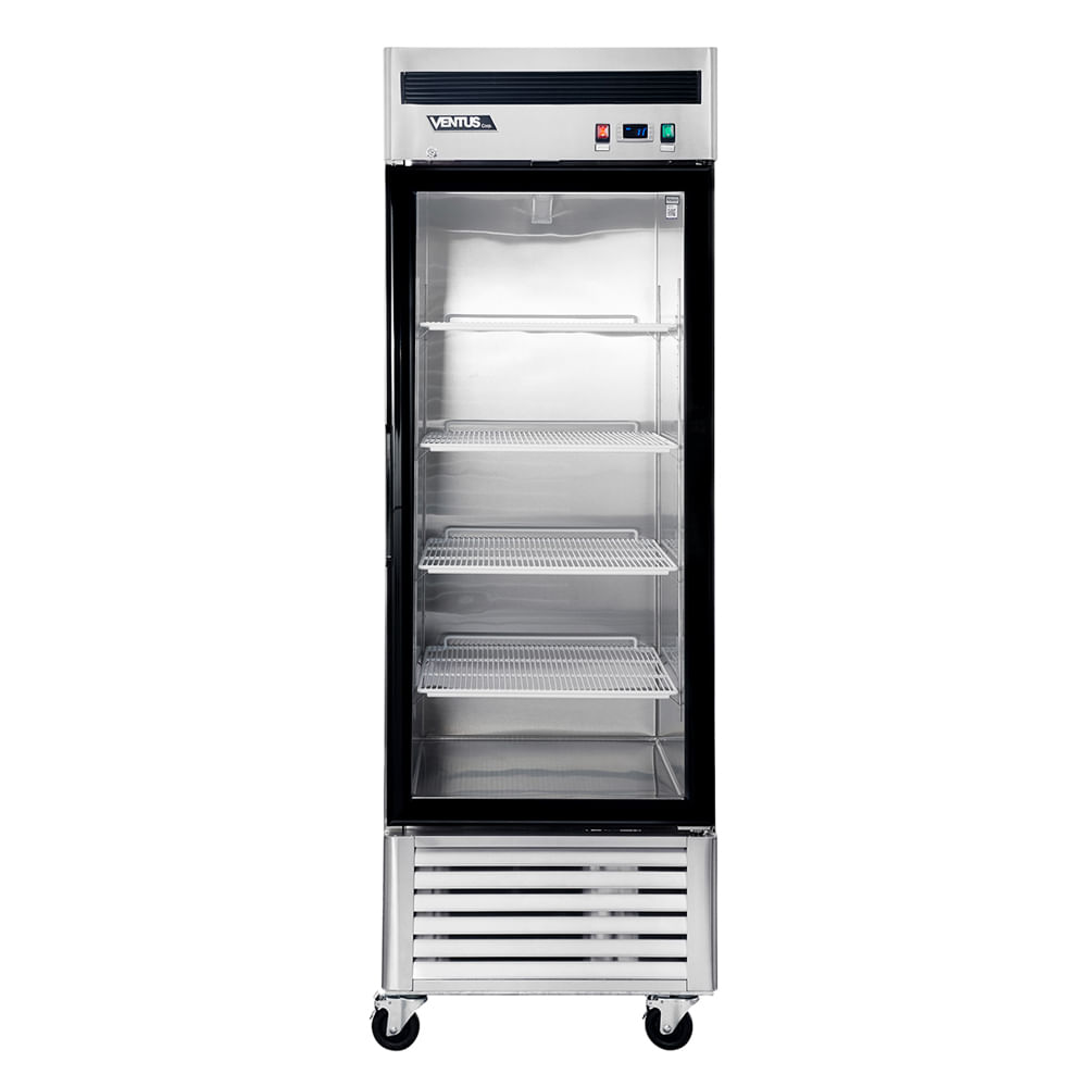 Freezer 1 puerta de Vidrio Acero  INOX VF1PS-700V