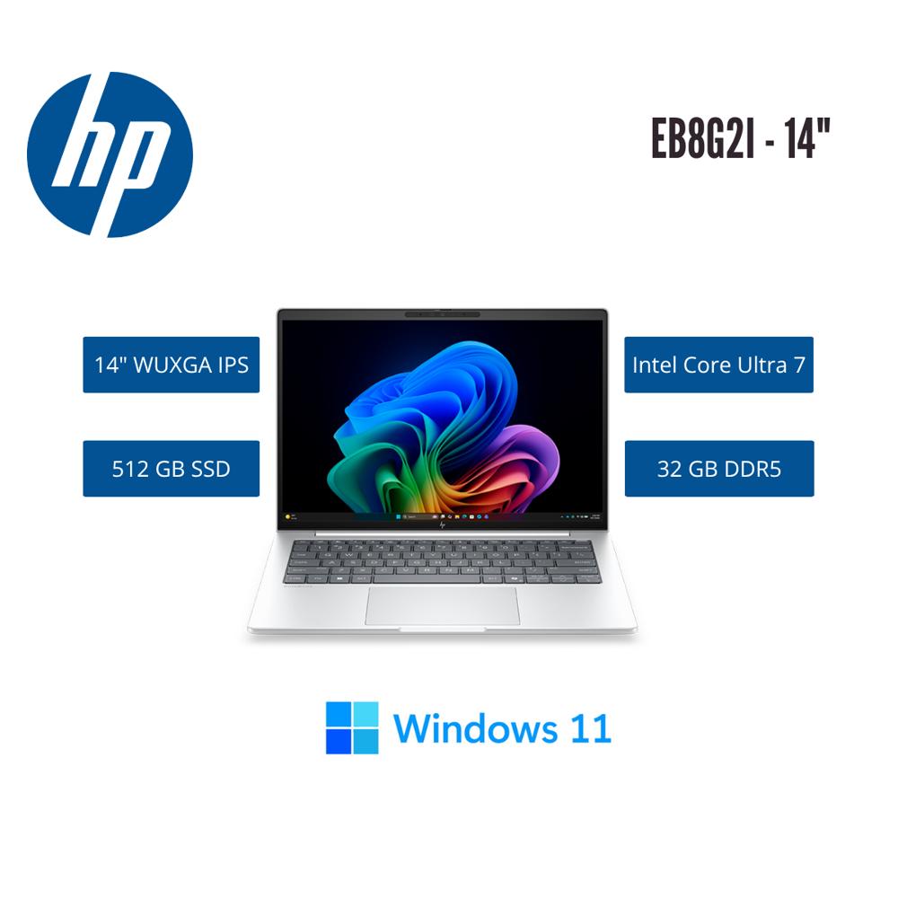 LAPTOP HP 14 INTEL CORE ULTRA 7 355 32GB DDR5 512GB SSD WUXG