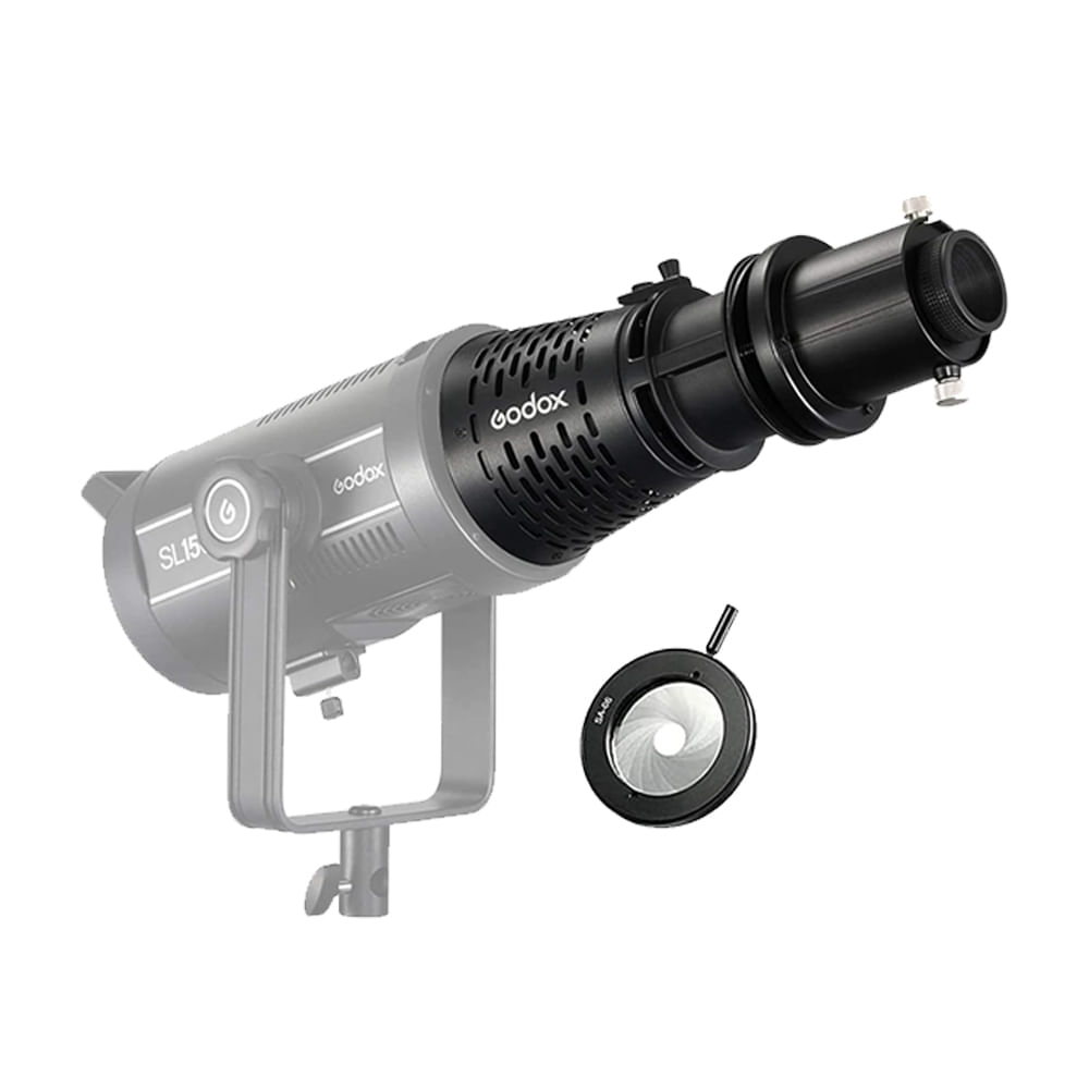 Proyector Godox SA-P - Adaptador SA-17 - Iris SA-06