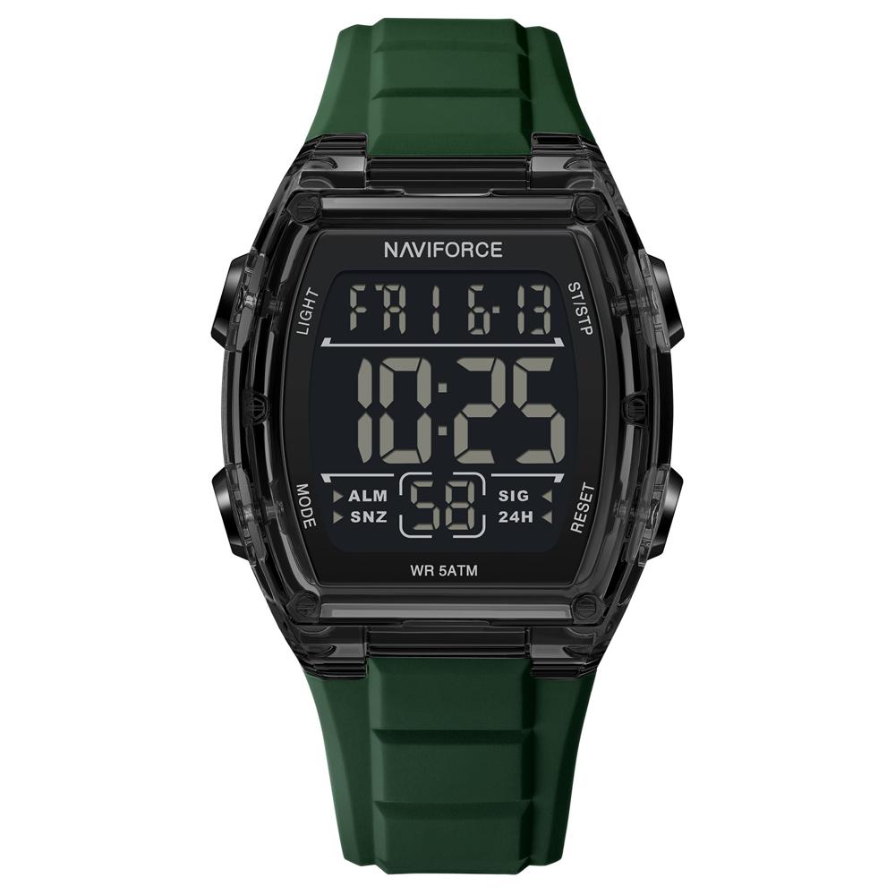 Reloj Naviforce Hombre 6106 Correa Silicona Verde