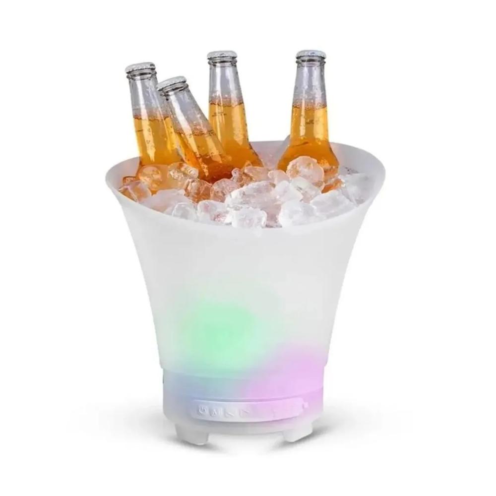 Parlante Hielera Bluetooth con Iluminacion RGB Capacidad 7 Litros.
