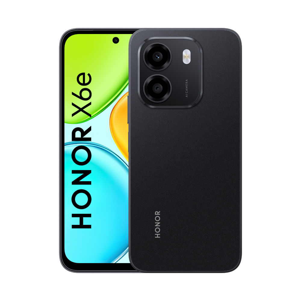 Celular Honor X6E 4GB + 256GB Midnight Black