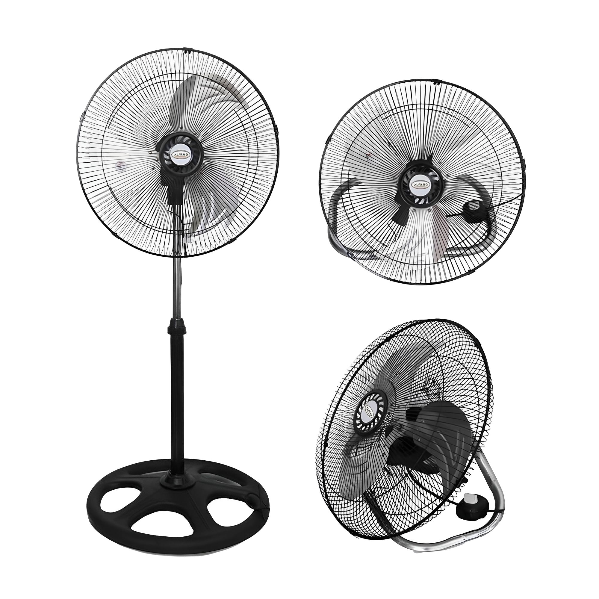 Ventilador Alfano Al-18731b 18  3 En 1 Silver