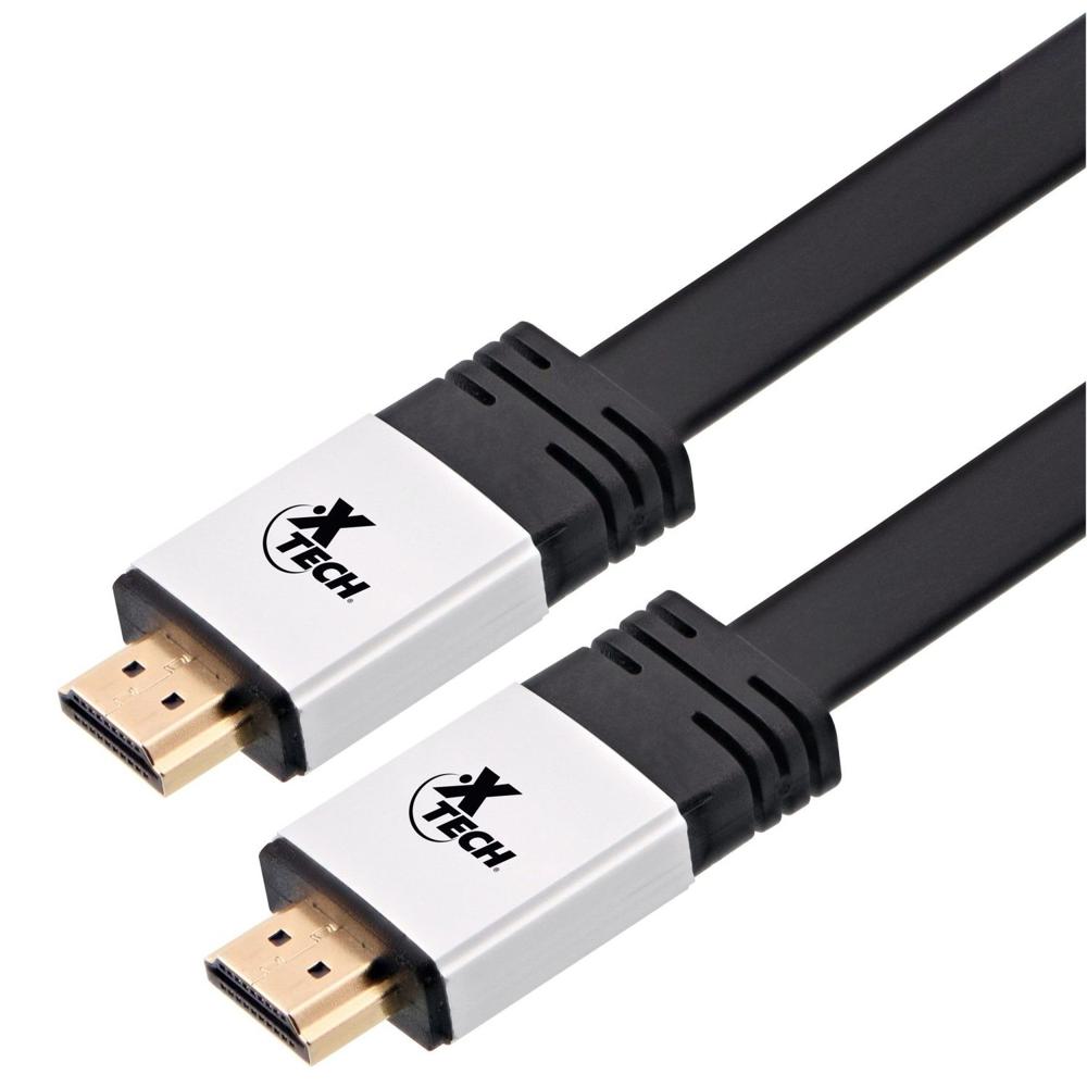 Cable Xtech 3m plano HDMI a HDMI macho alta velocidad aluminio XTC-620