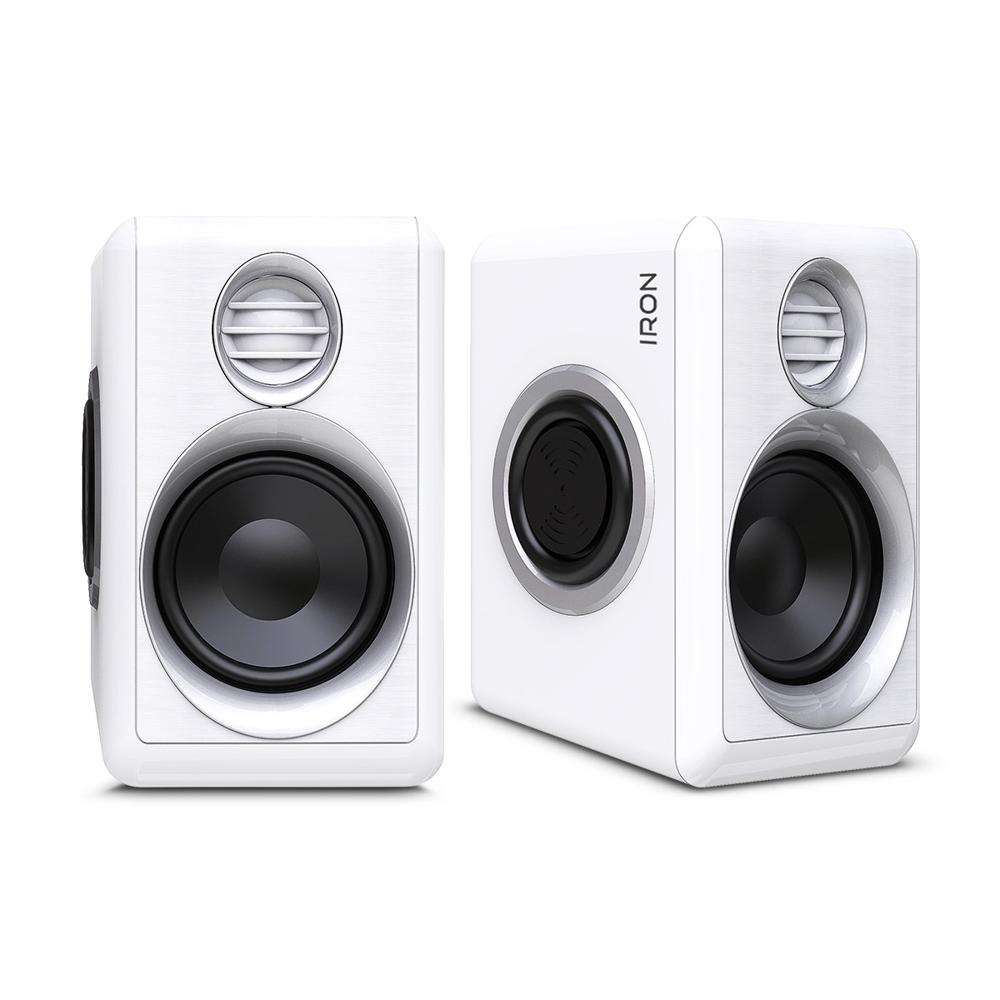 PARLANTE GAMER PARA PC ALTA FIDELIDAD MICRONICS IRON WHITE
