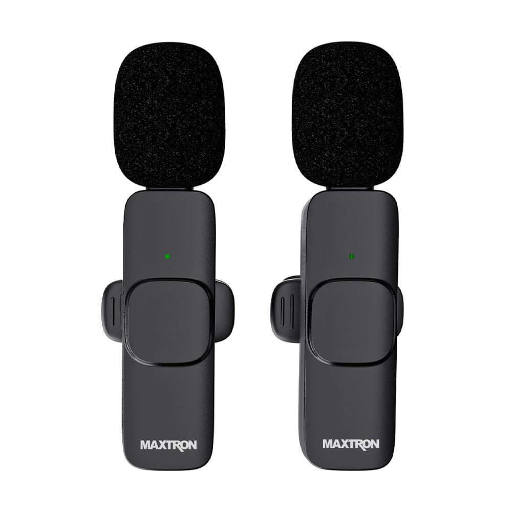 Micrófono de solapa Maxtron MXM1681-02 Inalámbrico USB-C