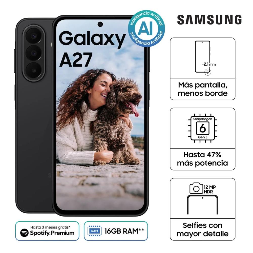 Celular SAMSUNG Galaxy A27 5G 8GB 256GB Negro